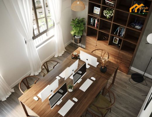 Thiết kế phòng làm việc tại nhà nhỏ đẹp
