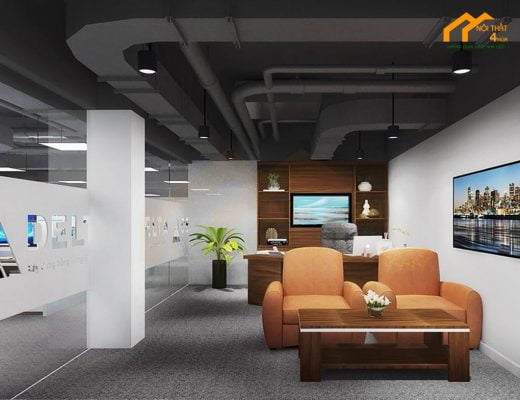 Thiết kế văn phòng 100m2 thoáng mát