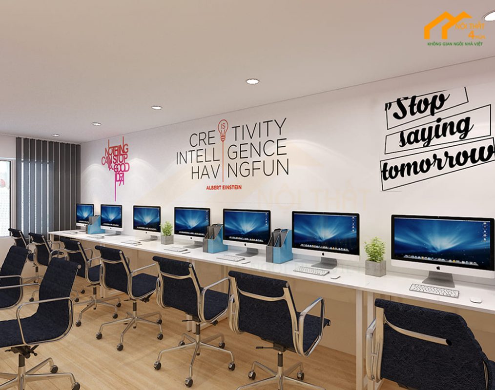 Mẫu văn phòng 40m2 đơn giản đẹp