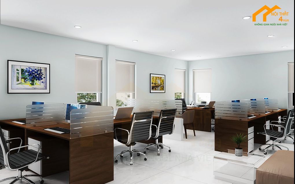 Mẫu văn phòng kế toán 50m2 đẹp