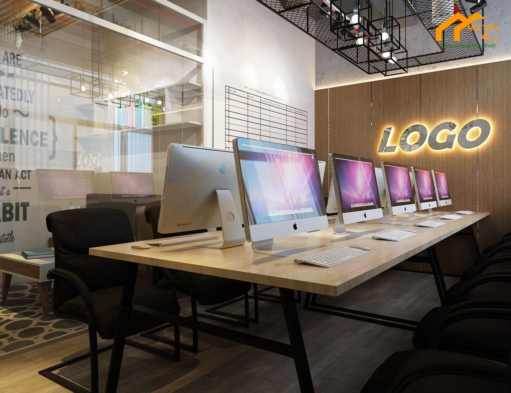 Thiết kế văn phòng 50m2 đẹp trọn gói