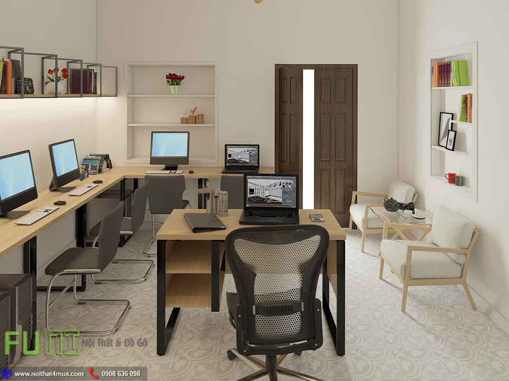 Mẫu thiết kế văn phòng làm việc nhỏ 20m2 Mẫu thiết kế văn phòng làm việc nhỏ 20m2