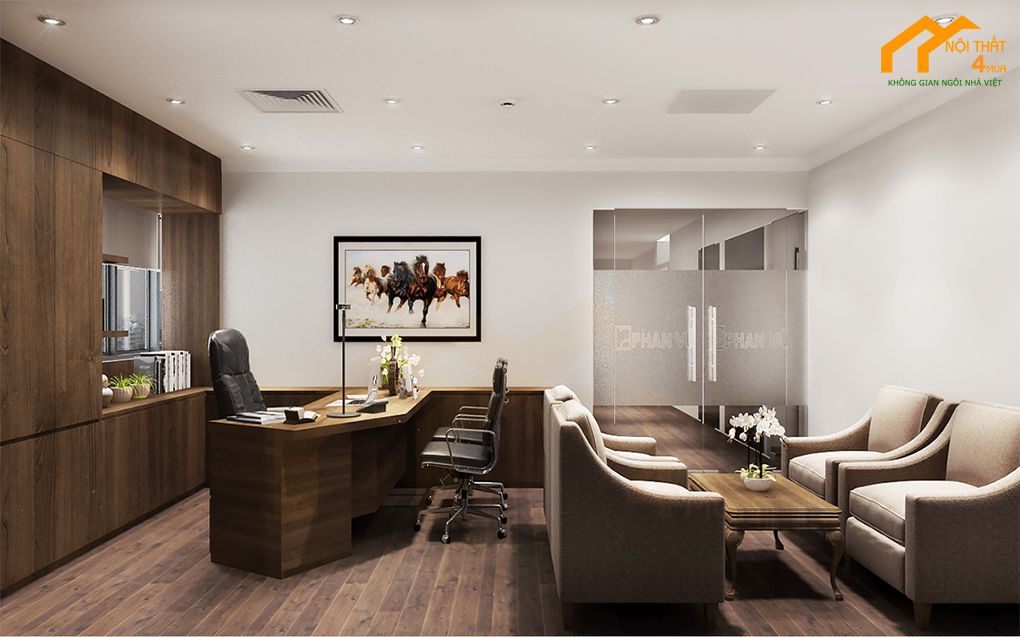 Mẫu phòng giám đốc đơn giản cao cấp