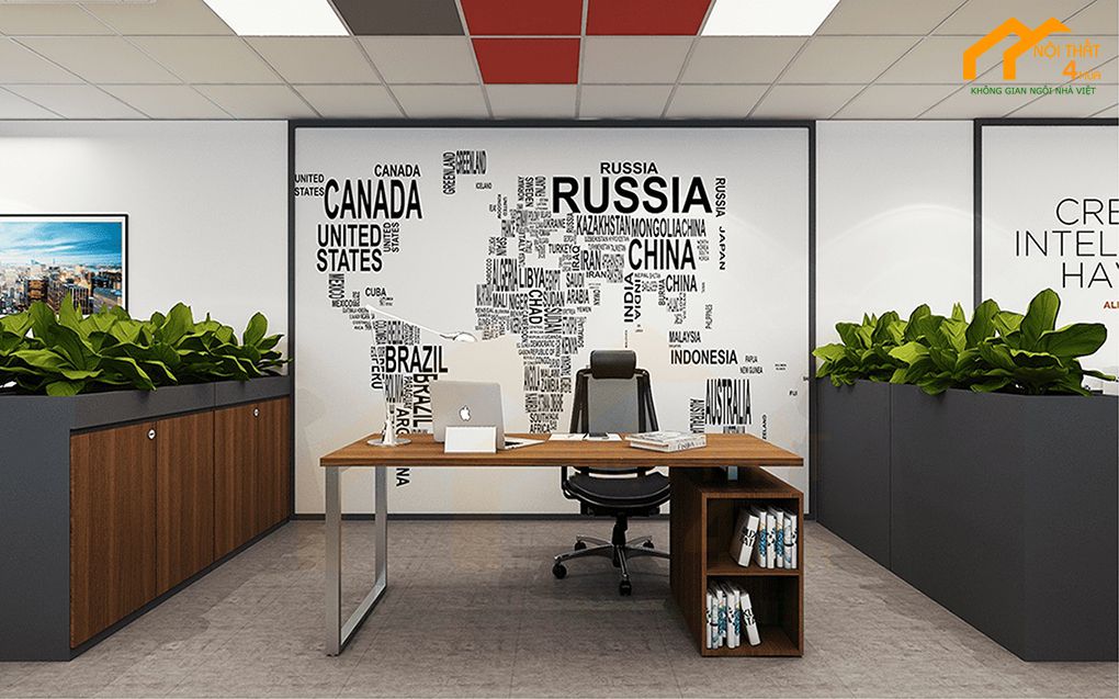 Mẫu phòng giám đốc không gian mở