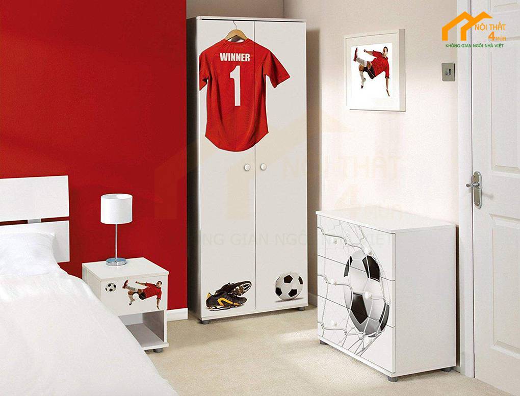 20+ Mẫu thiết kế phòng ngủ cho con trai lớn đẹp đa phong cách và độ tuổi 4 Phòng ngủ bé trai thể thao