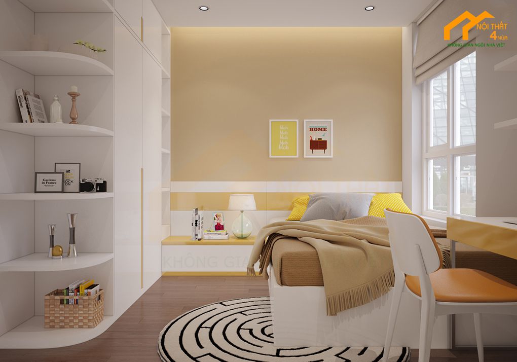 20+ Mẫu thiết kế phòng ngủ cho con trai lớn đẹp đa phong cách và độ tuổi 13 Mẫu phòng ngủ con trai lớn có bàn học tập