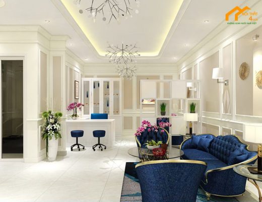 Mẫu thiết kế nội thất spa tân cổ điển