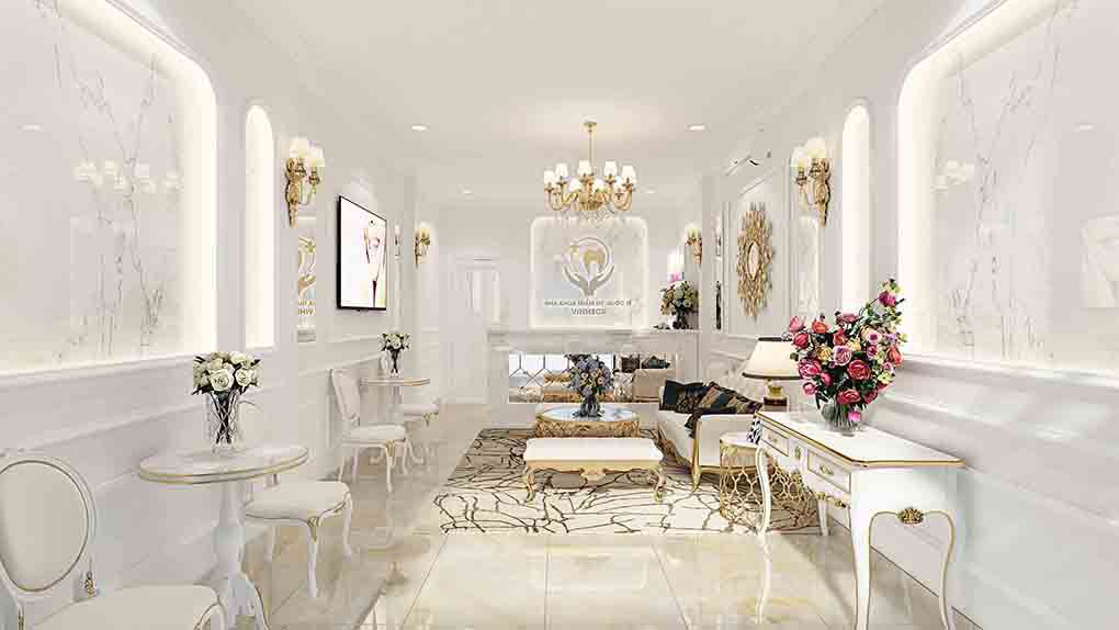 10+ Mẫu thiết kế nội thất thẩm mỹ viện đẹp, cao cấp 13 Vệ sinh sạch sẽ