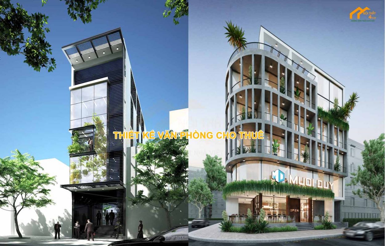 10+ Mẫu thiết kế nhà ở kết hợp văn phòng cho thuê đẹp, tiết kiệm 1 Mẫu thiết kế nhà ở cho thuê văn phòng