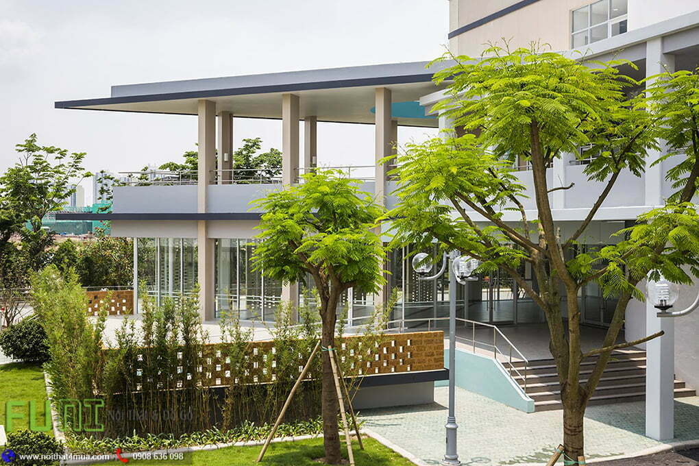 Thiết kế sân vườn đẹp cho văn phòng Thiết kế sân vườn đẹp cho văn phòng