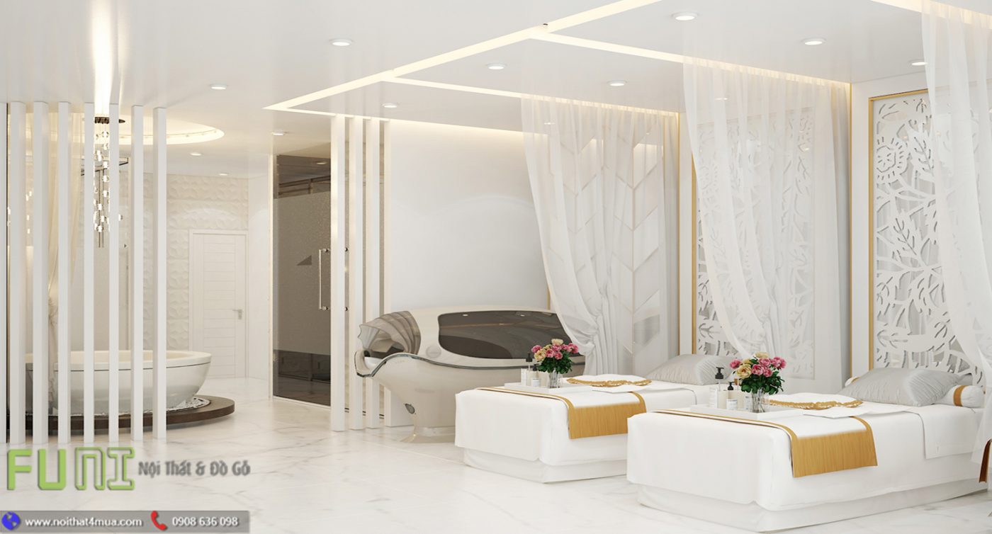 Ánh sáng màu sắc thẩm mỹ viện đẹp Những bóng đèn nhỏ xinh tạo nên ánh sáng nhẹ nhàng ấm cúng