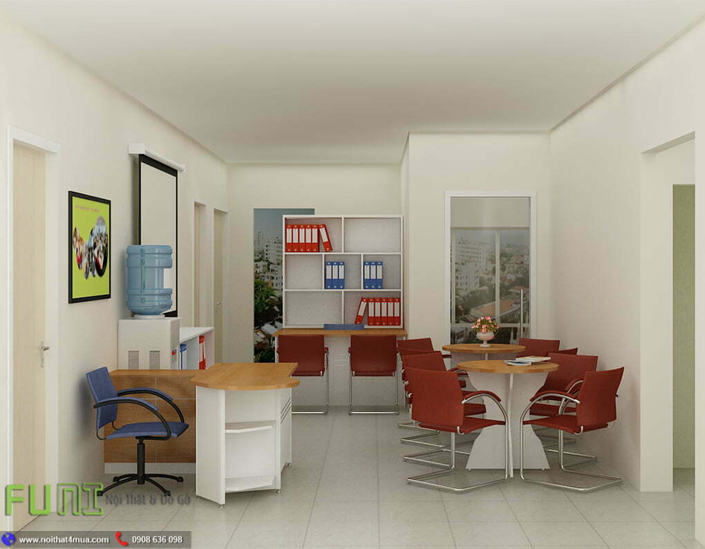 Thiết kế văn phòng tiếp đoán 20m2