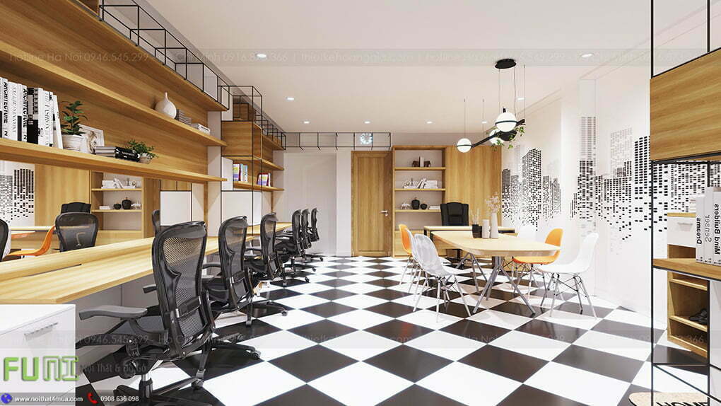 Thiết kế văn phòng đẹp tại tphcm
