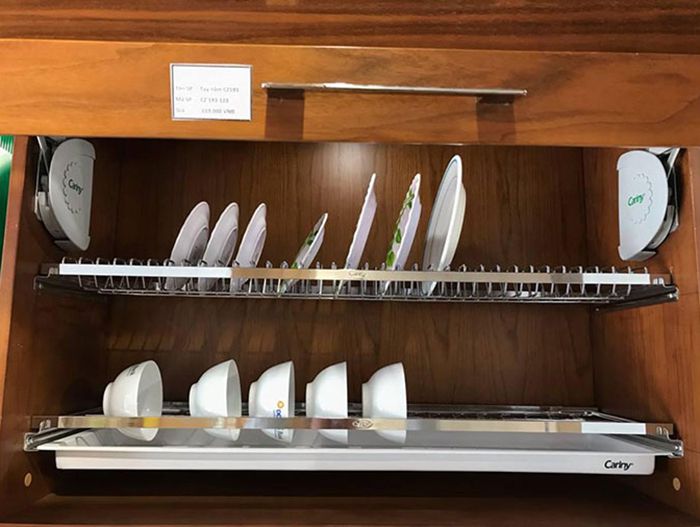 Trọn bộ phụ kiện tủ bếp Cariny cao cấp chính hãng giá tốt 6 Giá bát cố định