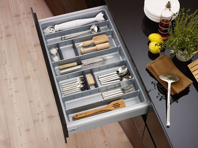 Trọn bộ phụ kiện tủ bếp Cariny cao cấp chính hãng giá tốt 11 Khay chia thìa dĩa