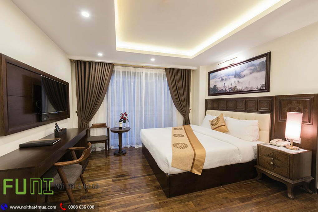 Mẫu phòng ngủ khách sạn đẹp với nội thất hiện đại Mẫu phòng ngủ khách sạn đẹp với nội thất hiện đại