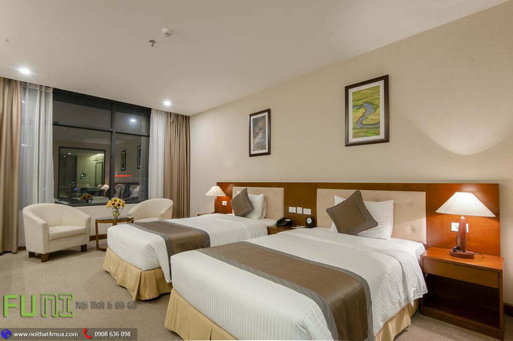 Phòng ngủ khách sạn mini đẹp Phòng ngủ khách sạn mini đẹp