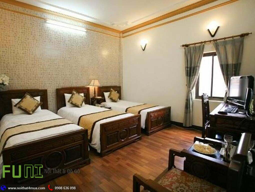 Thiết kế nội thất phòng ngủ khách sạn cao cấp