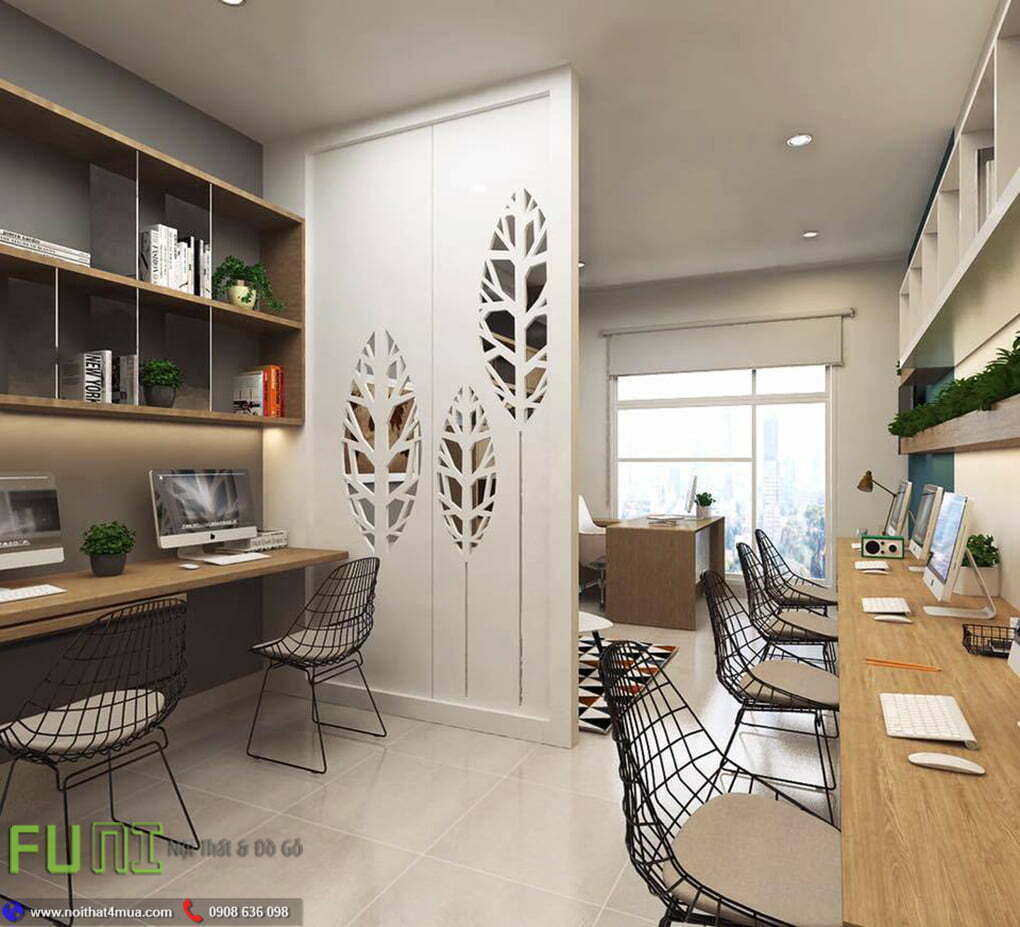 Văn phòng làm việc 30m2 được thiết kế cho doanh nghiệp nhỏ