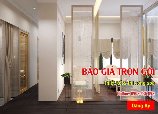 Báo giá thiết kế thi công nội thất spa trọn gói