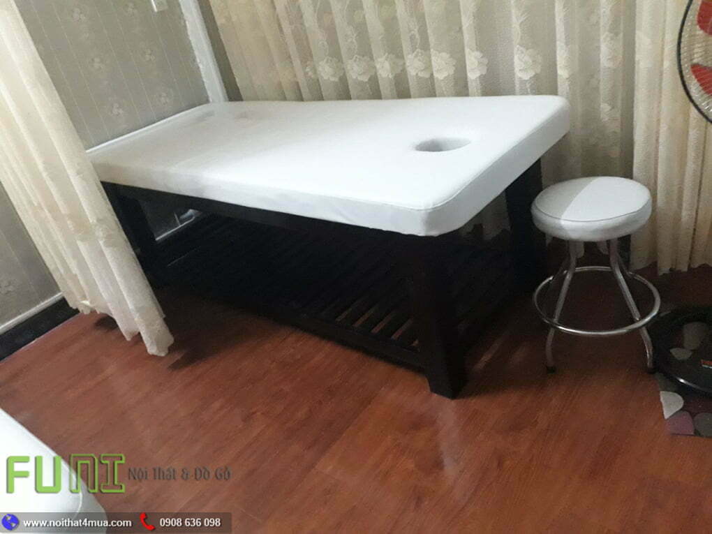 Giường spa gỗ chuyên dùng cho spa chuyên nghiệp Giường spa gỗ chuyên dùng cho spa chuyên nghiệp