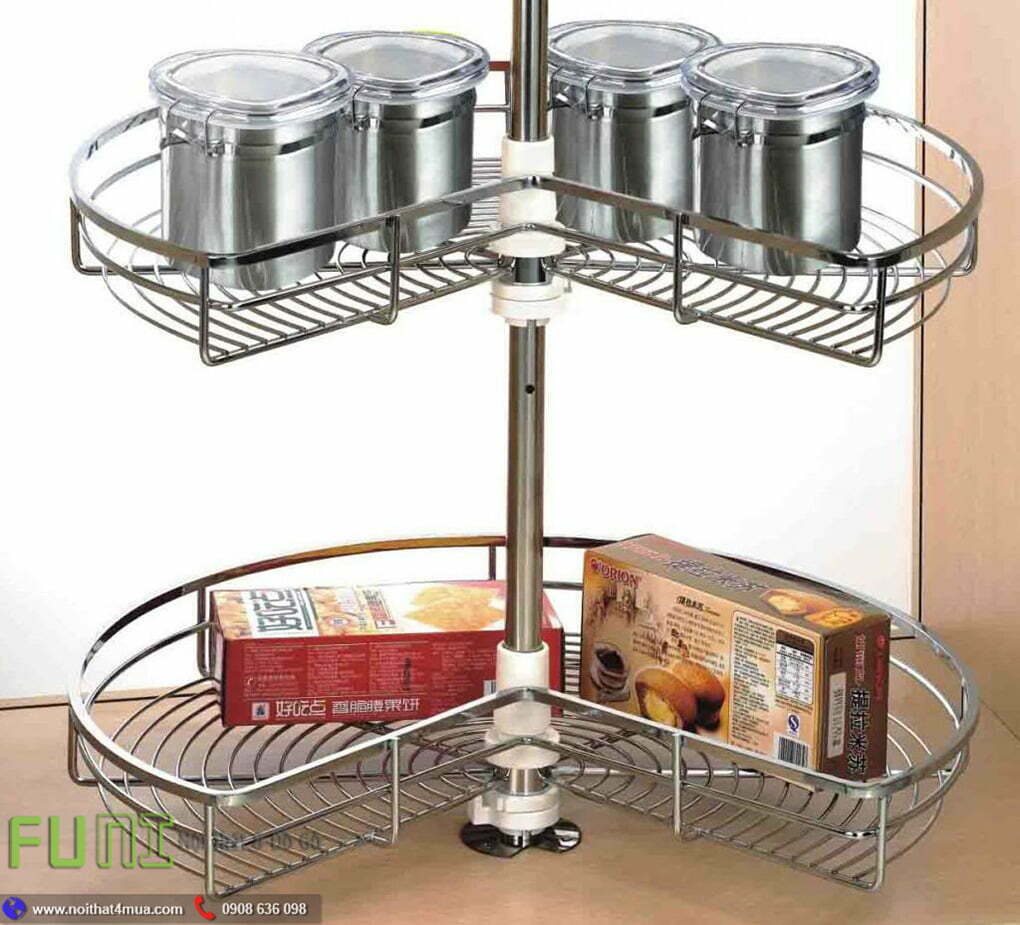 Mâm xoay inox nan mở 270 độ Mâm xoay inox nan mở 270 độ