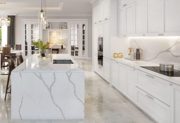 mẫu đá ốp bếp đẹp cao cấp