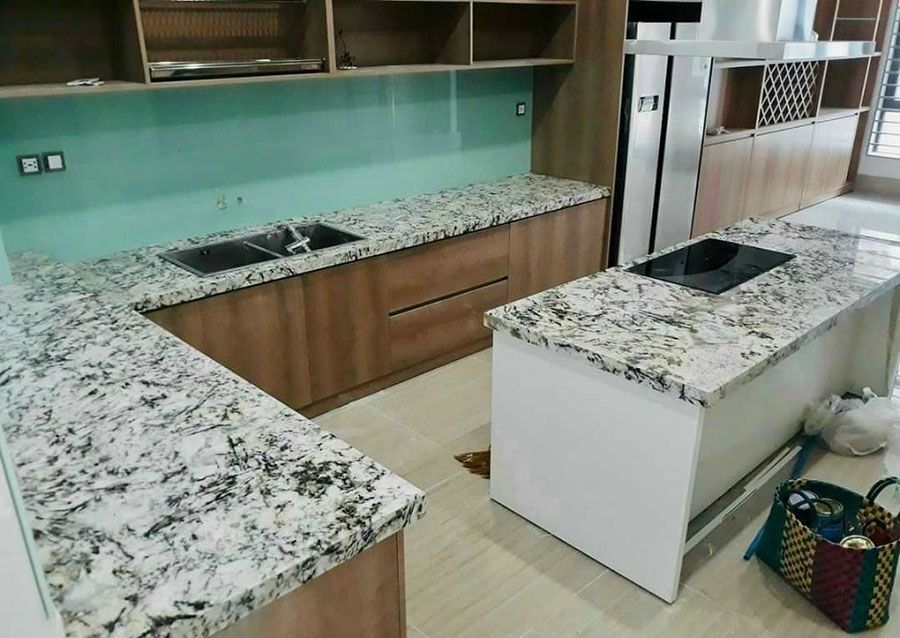 Mẫu đá granite làm mặt bếp đẹp