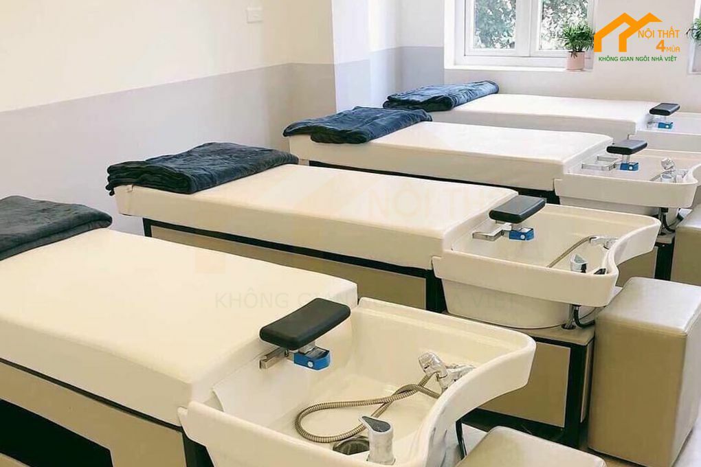 Mẫu giường spa gọi đầu 2 in 1 cao cấp Mẫu giường spa gọi đầu 2 in 1 cao cấp