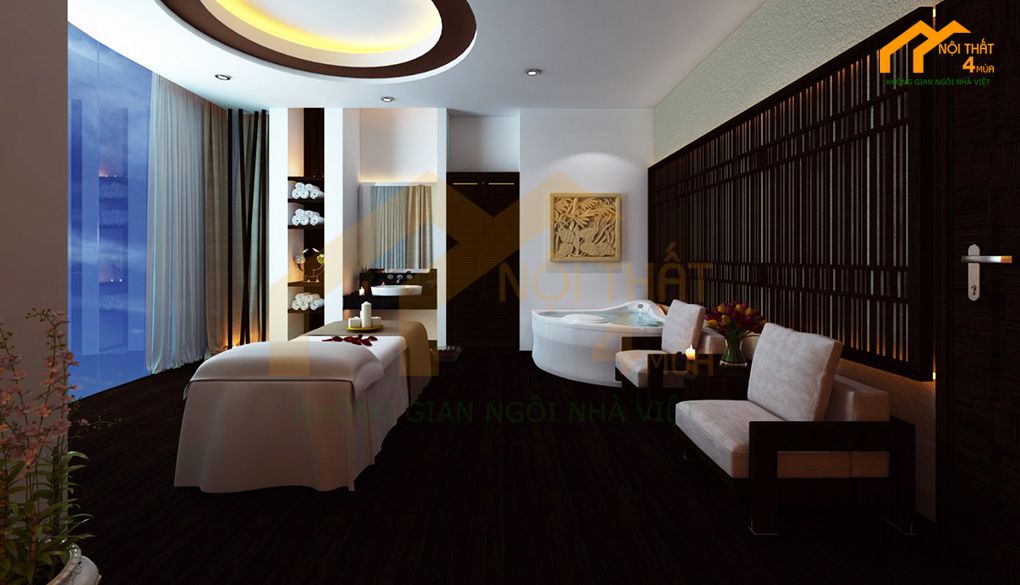 30+ Mẫu thiết kế phòng massage cao cấp đẹp hút khách 1 Thiết kế phòng massage đẹp hiện đại tại Tp.HCM