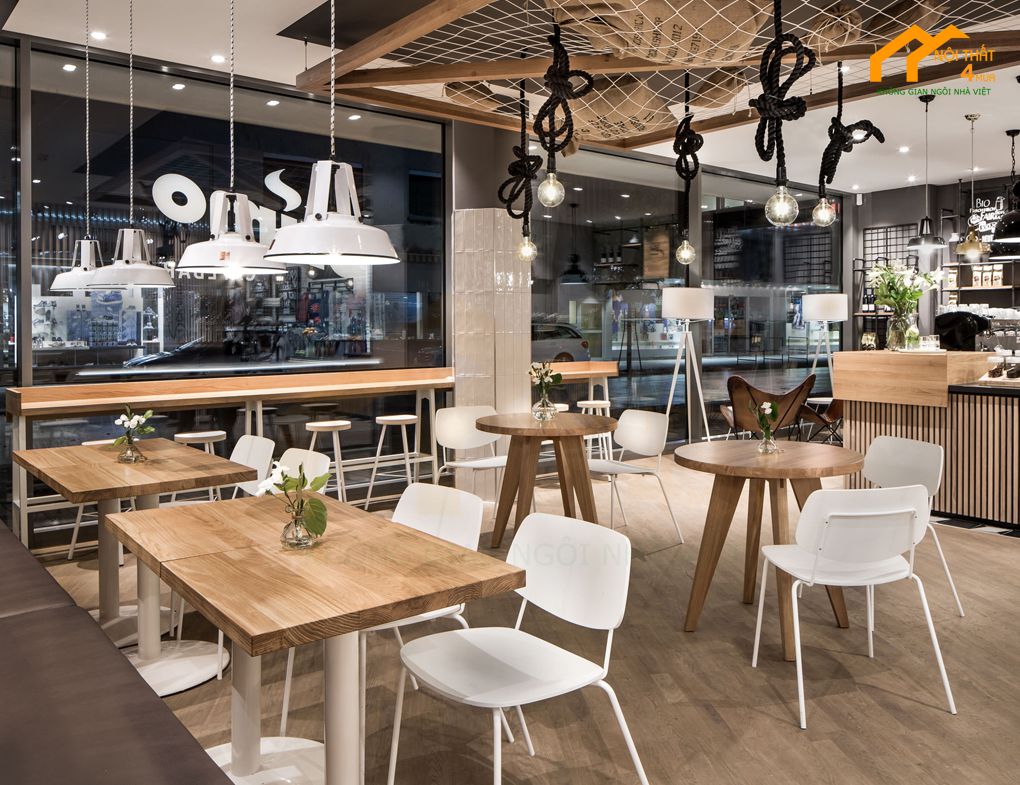 Mẹo hay cải tạo quán cafe siêu chất, hút khách rần rần 6 Thiết kế quán cafe văn phòng đẹp hiện đại