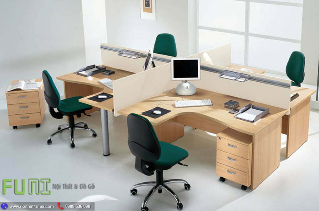 Mẫu văn phòng làm việc cho thuê 60m2