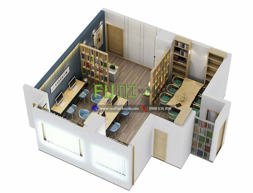 Thiết kế văn phòng làm việc nhỏ đẹp Thiết kế văn phòng làm việc nhỏ đẹp