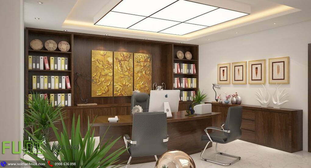 Thiết kế văn phòng giám đốc hợp phong thủy Thiết kế văn phòng giám đốc hợp phong thủy