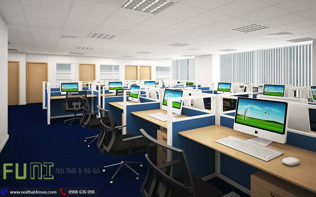Thiết kế văn phòng hiện đại thoáng mát Thiết kế văn phòng hiện đại thoáng mát