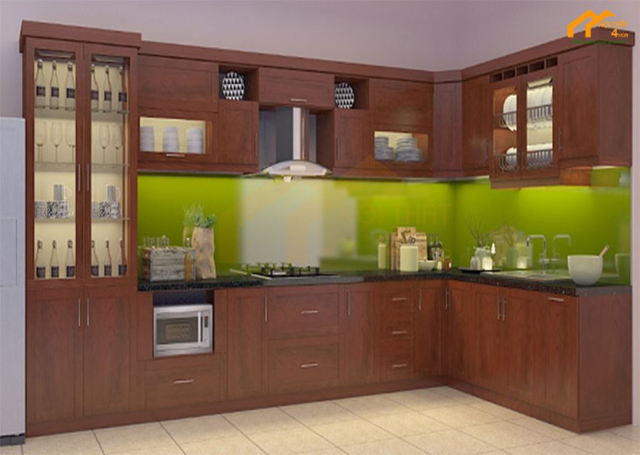 30+ Mẫu kính ốp bếp 3D, kính màu ốp bếp đẹp đa màu sắc 39 Mẫu kính ốp bếp đẹp màu xanh