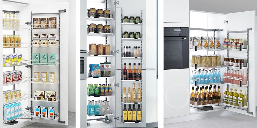 Trọn bộ phụ kiện tủ bếp Cariny cao cấp chính hãng giá tốt 4 Tủ đồ khô Cariny