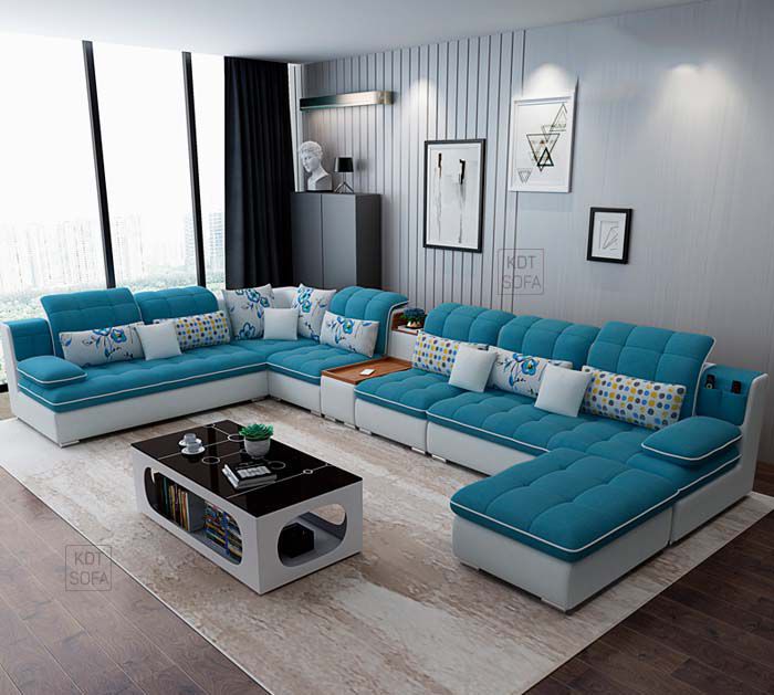 30+ Mẫu Sofa phòng khách chung cư nhỏ đẹp giá tốt 29 Mẫu sofa chung cư hình chữ U