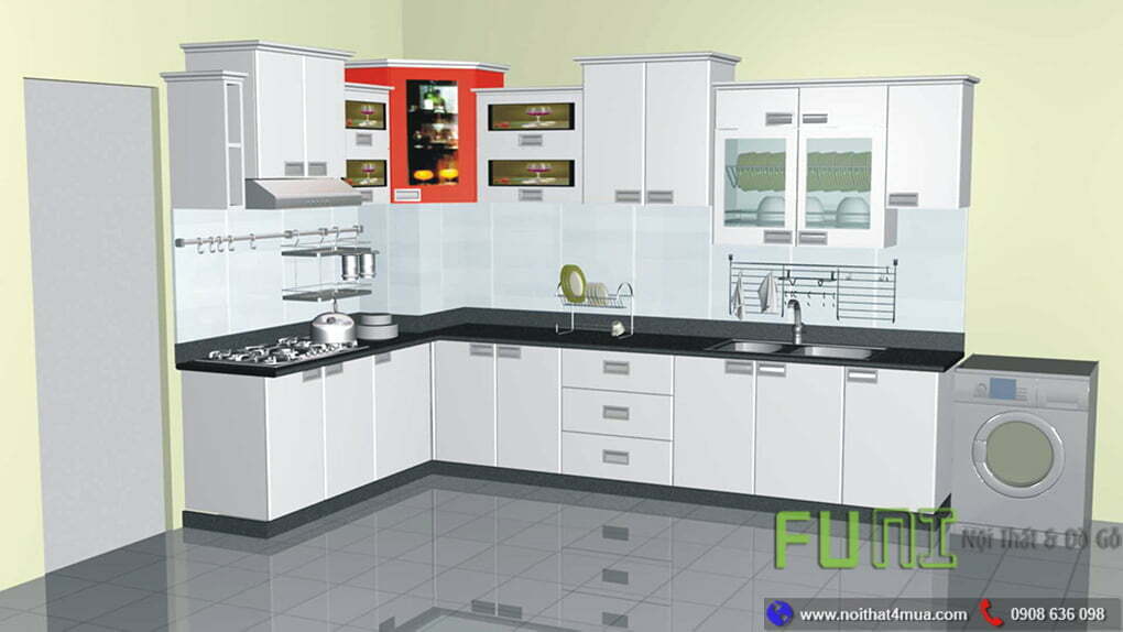 Thiết kế Kệ bếp inox đẹp sang trọng Thiết kế Kệ bếp inox đẹp sang trọng