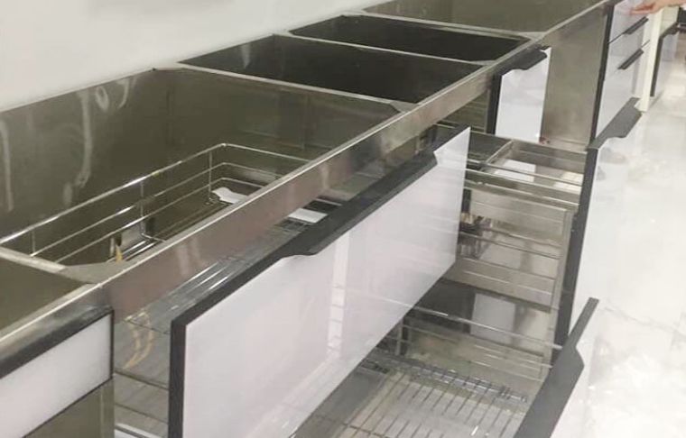 Cấu tạo tủ bếp inox đẹp