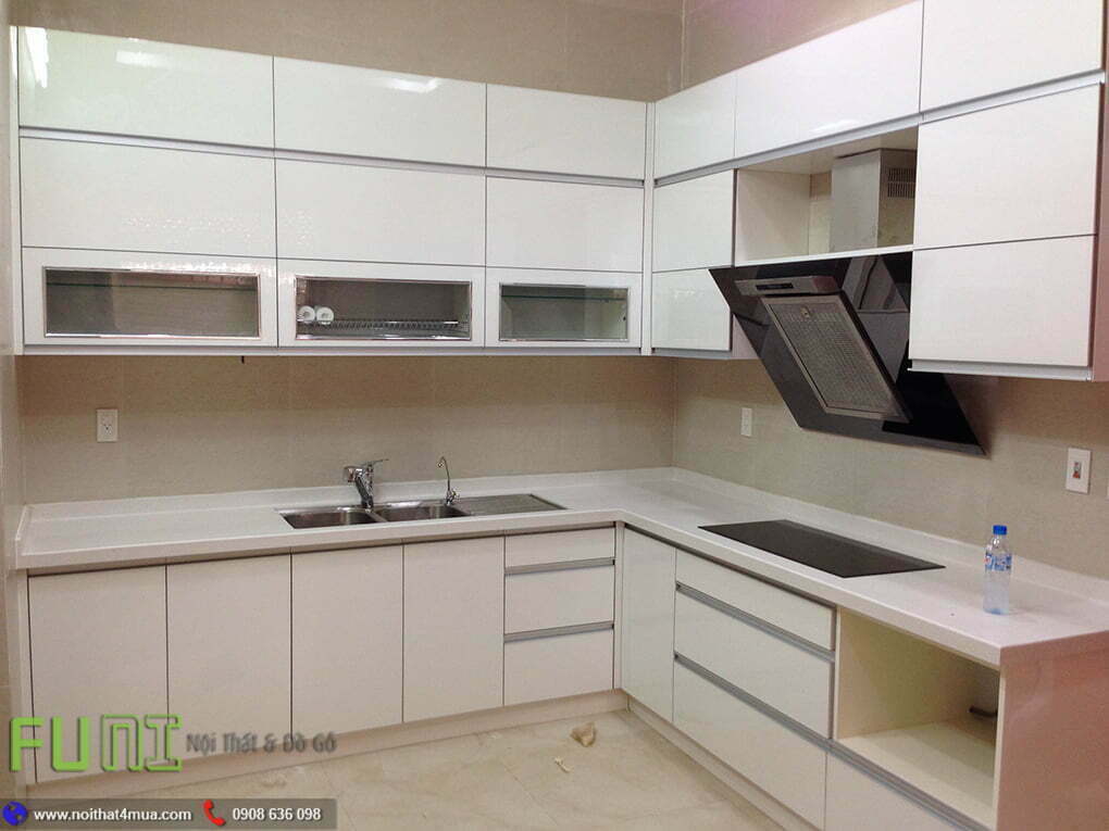 Kiểu bếp acrylic an cường đẹp, ấn ượng Kiểu bếp acrylic an cường đẹp, ấn ượng