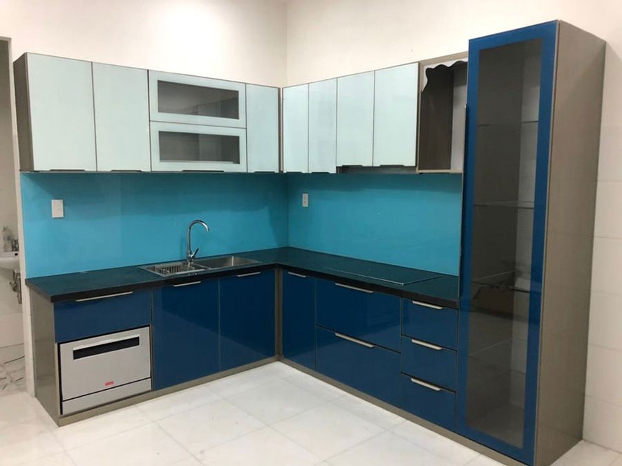 Thi công tủ bếp inox đẹp