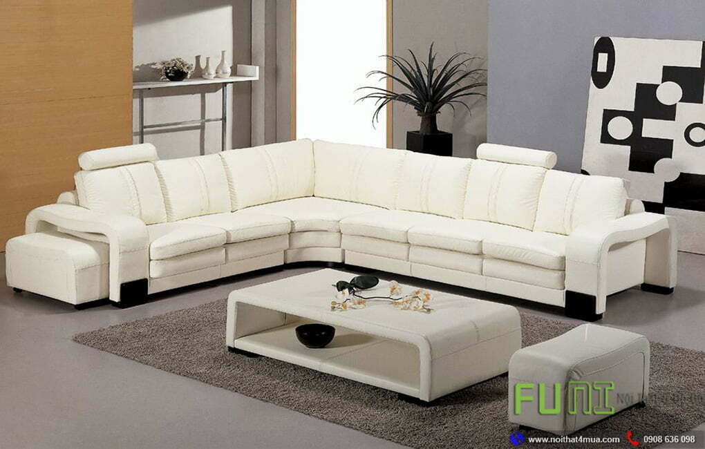 Mẫu ghế sofa da tổng hợp đẹp