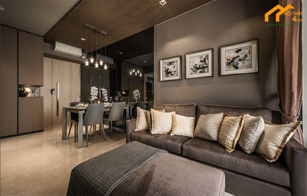 30+ Mẫu Sofa phòng khách chung cư nhỏ đẹp giá tốt 18 Mẫu sofa phòng khách chung cư 50m2