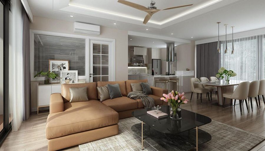 30+ Mẫu Sofa phòng khách chung cư nhỏ đẹp giá tốt 24 Mẫu sofa chung cư hình chữ L