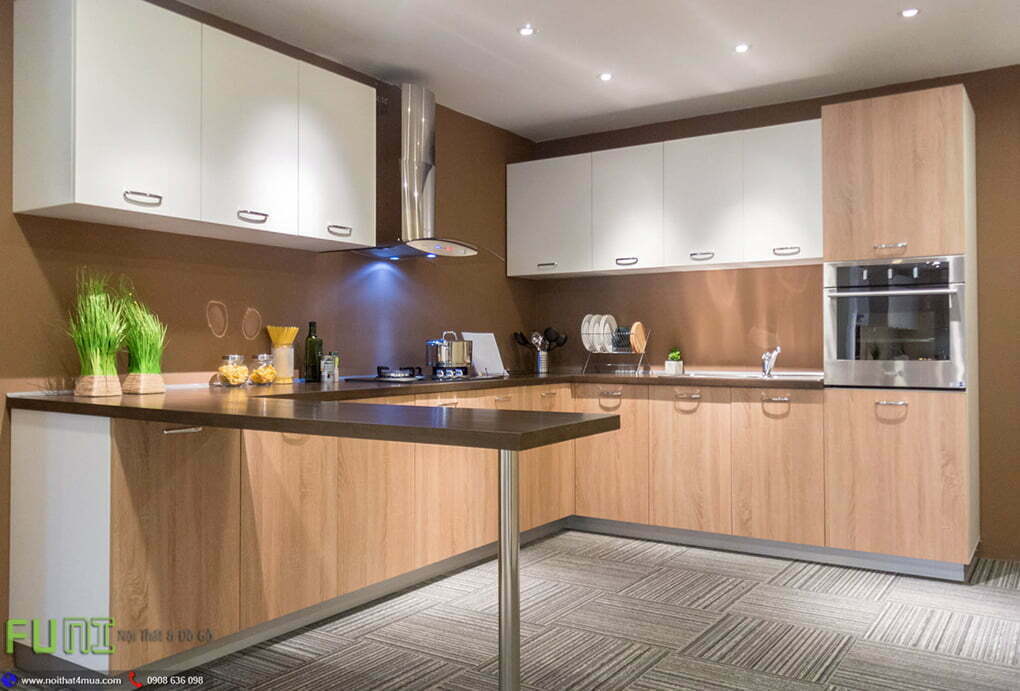 Thi công tủ bếp gỗ laminate an cường uy tín chất lượng Thi công tủ bếp gỗ laminate an cường uy tín chất lượng