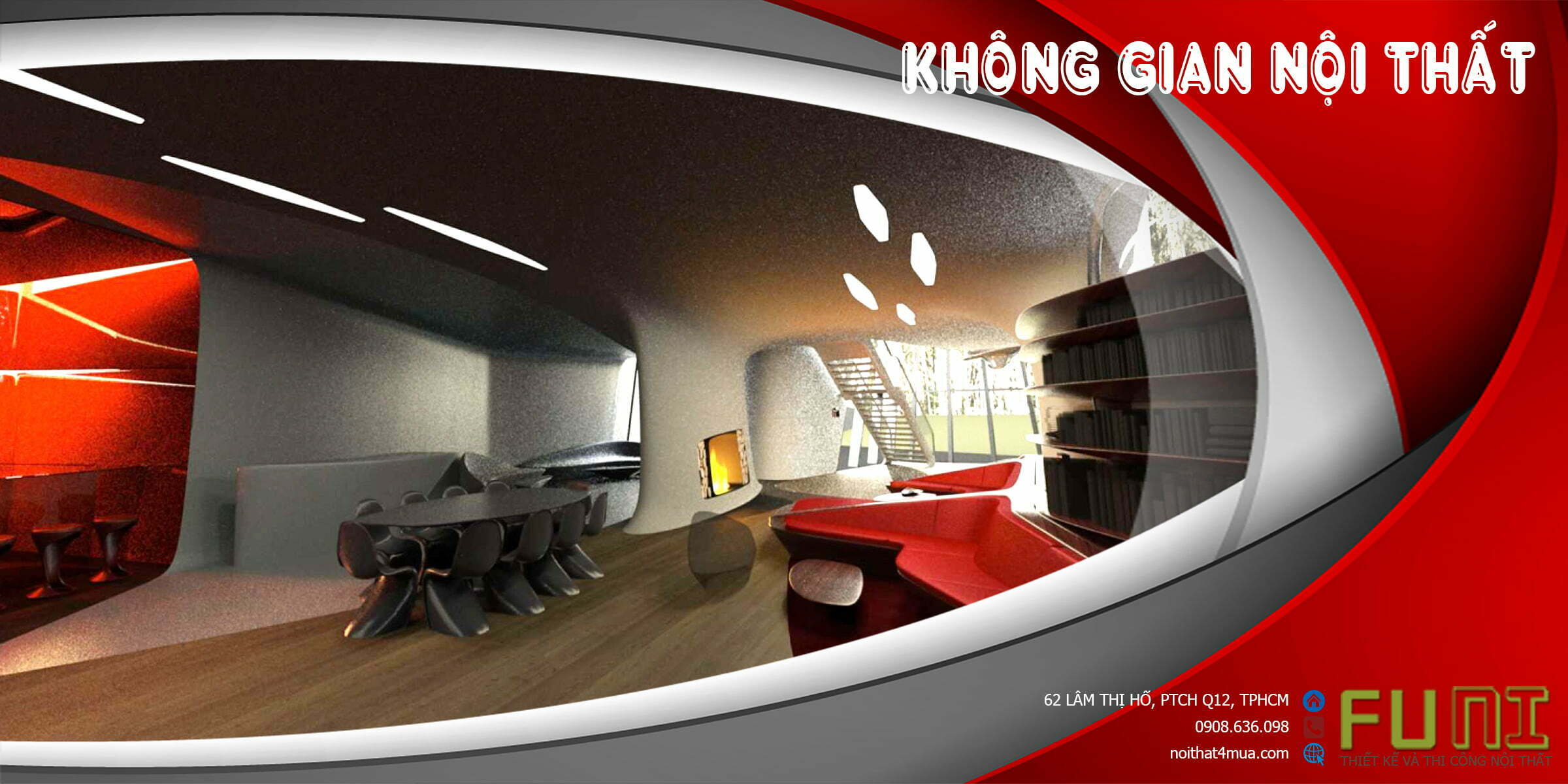 Thiết kế không gian nội thất thoáng mát Thiết kế không gian nội thất thoáng mát
