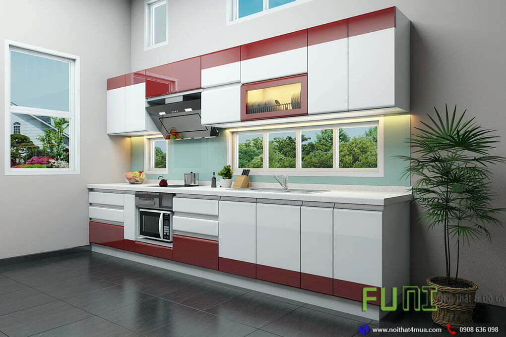 Thiết kế tủ bếp nhựa đẹp cao cấp Thiết kế tủ bếp nhựa đẹp cao cấp