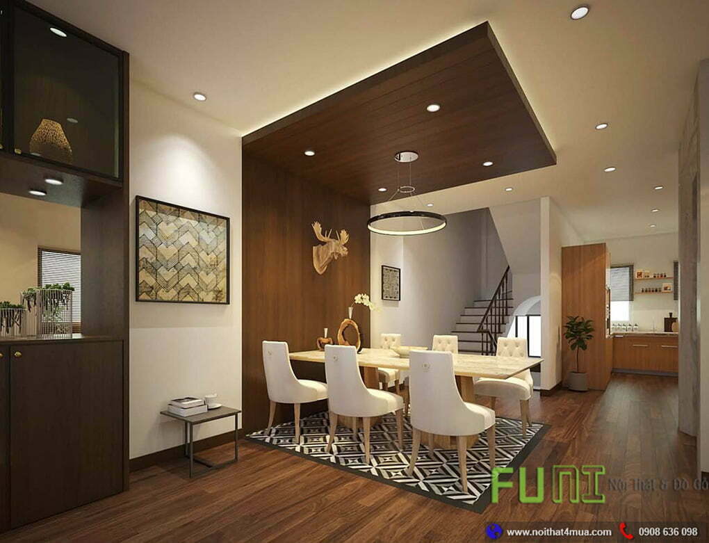 Thiết kế nội thất phòng ăn nhà phố đẹp tiện lợi Thiết kế nội thất phòng ăn nhà phố đẹp tiện lợi