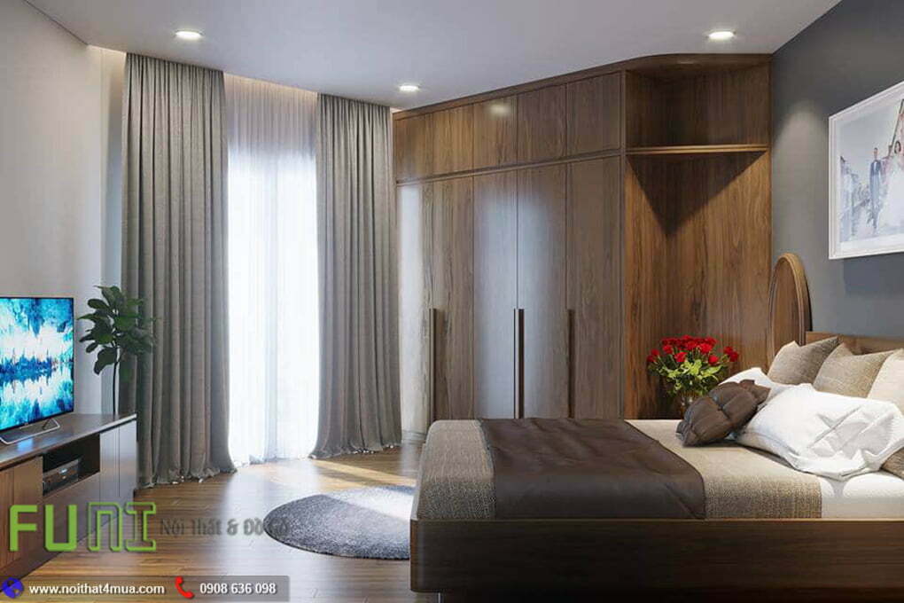 Tủ áo gỗ đẹp 5 cánh Tủ áo gỗ đẹp 5 cánh
